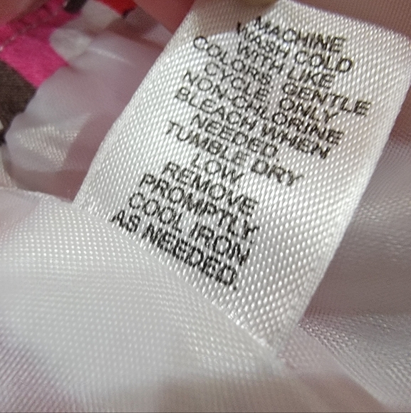 Cato Floral Pink Red Skirt Ruffle Size 14 Spring Summer Easter Party Pretty - Picture 11 of 12